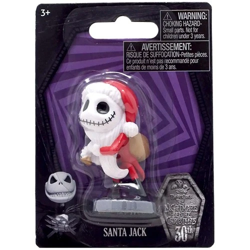 Mini boneco Just Play - The Nightmare Before Christmas - SANTA JACK [2,25 polegadas] - Imagem 1 de 1
