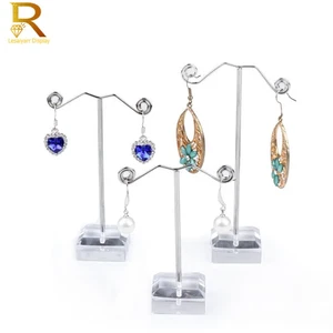 Wholesale Black Clear Acrylic Stud Earring Jewelry Display Rack Stand Organizer - Picture 1 of 14