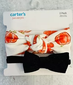 Carter's Just One You®️ Baby 2pk Halloween autunno novità copricapo fiocco di zucca - Foto 1 di 1