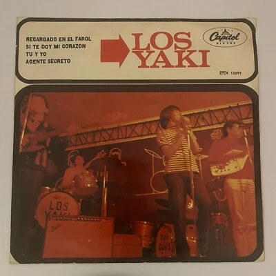 LOS YAKI - RECARGADO EN EL FAROL - 1966 RARE MEXICAN 7" EP PS, LATIN ROCK Foto 1 de 4