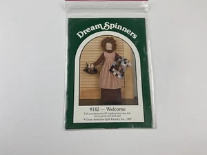 Dream Spinners #142 Welcome Doll Pattern 24” Weighted Doll Doorstop Pattern - Picture 1 of 4