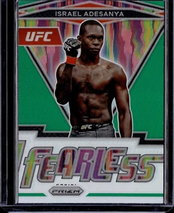 2022 Panini Prizm UFC Israel Adesanya inserto senza paura - Foto 1 di 2