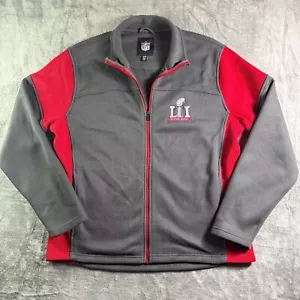 NFL Super Bowl LVI Jacket Full Zip Gray Red Mens XL - Picture 1 of 8
