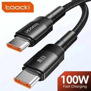 Toocki 100W Type C to USB C Cable PD 3.0 Quick Charge 4.0 Fast Charging 3 Metre - Picture 1 of 1