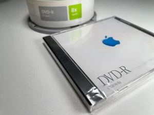 Apple DVD-R spindle of 15 blank media + 1 sealed blank Apple DVD-R - Picture 1 of 3