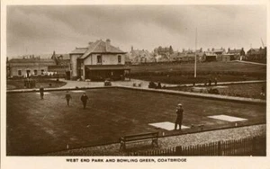 ECHTFOTO-POSTKARTE VON BOWLING GREEN, COATBRIDGE, LANARKSHIRE, SCHOTTLAND HOLMES - Bild 1 von 2