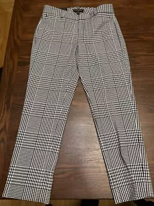 Banana Republic NWT Women’s Avery Pant Houndstooth Sz 2 Cropped Ankle - Picture 1 of 9