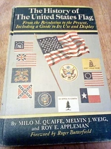 The History of the United States Flag Vtg HC 1961 Harper Crest Library Edition - Foto 1 di 6