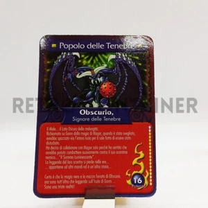 GORMITI Vintage - Card Terza Serie III - Obscurio Signore delle Tenebre - Picture 1 of 1