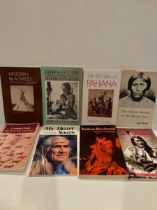Menge 8 indianische Bücher Geschichte gemischtes Lot - Bild 1 von 9