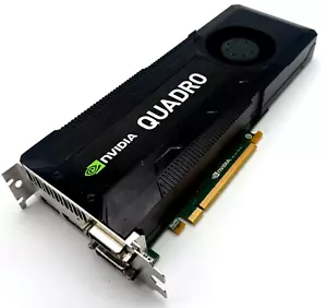 PNY NVIDIA QUADRO K5000 4GB GDDR5 VIDEO GRAPHICS CARD VCQK5000-T - Picture 1 of 6