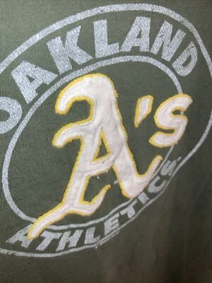 Women's Oakland A's Forty Seven '47 Brand Baseball Shirt Sewed On Retro Style, S - Image 1 of 4