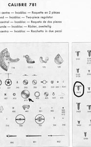 1xSsot 784-2 Piezas.5441, Tornillo Rueda Trinquete, 781, 782, 783, 784, 781-1,782-1 - Imagen 1 de 3