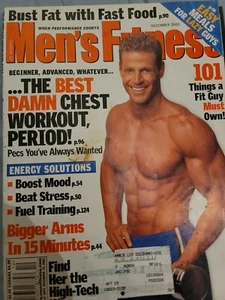 Men's Fitness Magazine Energy Solutions & Beat Stress December 2002 030415R - Picture 1 of 1