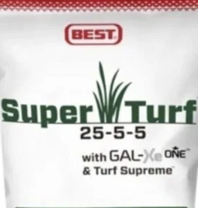 🔥5 lbs Zip Bag Best Super Turf w/Gal-xe 25-5-5 Professional lawn fertilizer - Picture 1 of 5