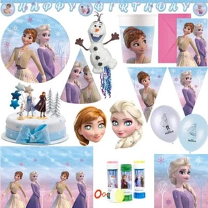 Die Eiskönigin 2 Party Deko Kindergeburtstag Partyset Dekoration Geburtstag Elsa - Bild 1 von 54