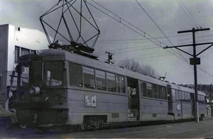 FF226 RP 1950 KEY SYSTEM TRANSIT LINE CAR #162 @ HAVENSCOURT OAKLAND CA - Picture 1 of 1