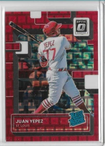 2022 Donruss Optic FOTL Juan Yepez #69 Rated Rookie Red Pandora Prizm 57/99 - Picture 1 of 1