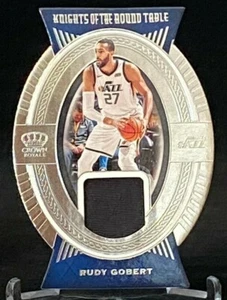2020-21 Crown Royale Knights of the Round Table Relic #RT-RGB Rudy Gobert Jazz - Picture 1 of 2