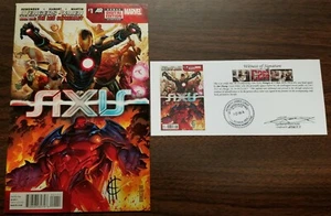 Avengers & X-Men: AXIS (2014) #1 & 2 JE SIGNIERT mit notariell beglaubigter WOS - Bild 1 von 16