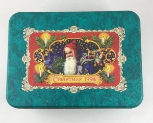 Colección Hallmark Design 1994 Navidad #2 - Lata de metal vintage - Imagen 1 de 3