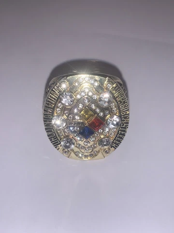 2008 Pittsburgh Steelers Championship Replica Super Bowl Player Ring Size 11 Cover