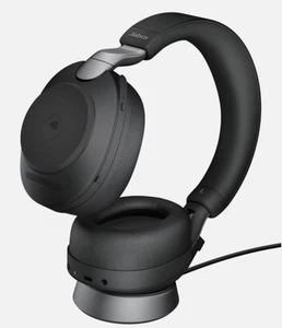 Jabra Evolve2 85 MS Stereo Ohraufliegende Kopfhörer USB-A mit Ladestation - Bild 1 von 2
