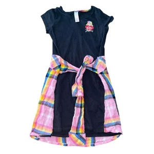 Justice Girls Care Bears 2FER Dress Size Large 12-14, Black - Picture 1 of 9