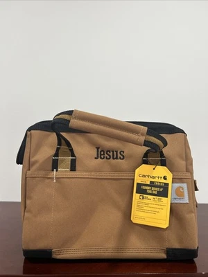 Bolsa de ferramentas Carhartt série fundição 14’ bordada com o nome Jesus - Imagem 1 de 4