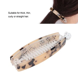 Hair Claw Banana Barrettes Hair Nonslip Clip Fashion Long Styling Accessorie MNJ - Picture 1 of 24