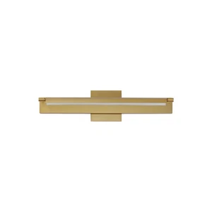 Natural Aged Brass LED Wall Sconce from the Bookkeeper Collection - Picture 1 of 1