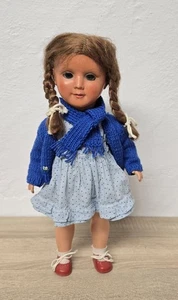 Muñeca tamaño antiguo Muñeca AJE 38 cm Ojos dormidos Coleccionista de voz Vintage - Imagen 1 de 12