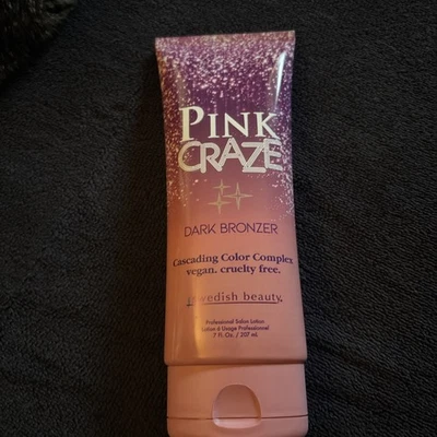 Loción bronceadora Swedish Beauty PINK CRAZE color en cascada 7 oz Foto 1 de 2