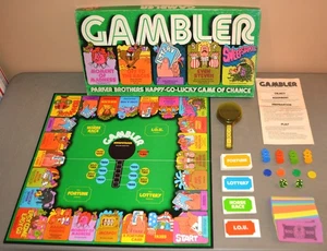 GAMBLER board game - Parker Brothers 1977 - COMPLETE - Picture 1 of 3