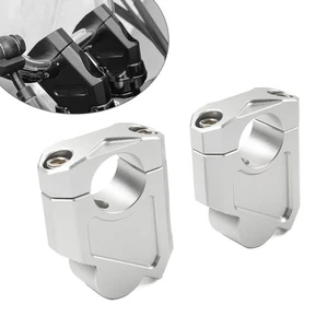 Abrazadera de montaje de manillar de motocicleta 28 mm 1 1/8 apta para Honda Suzuki Kawasaki - Imagen 1 de 11