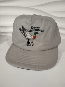 Rare Vintage Ducks Unlimited Thinsulate Snapback Hat Cap Pink Liner Youngkin - Picture 1 of 14