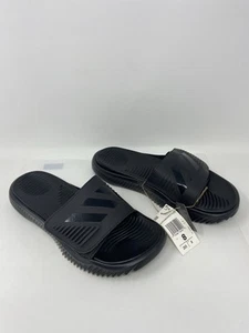 Adidas Alphabounce Slides schwarz verstellbar Slipper Sandalen Herren Größe: 8 - Bild 1 von 11