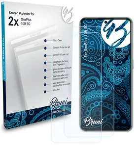 Bruni 2x Protective Film for OnePlus 10R 5G Screen Protector Screen Protection - Picture 1 of 4