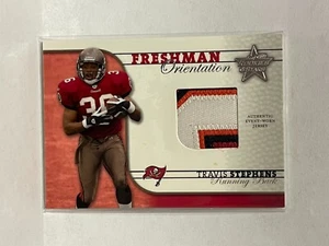 2002 Leaf Rookies Stars Freshman Orientation PATCH TRAVIS STEPHENS 562/650 3clr - Picture 1 of 2