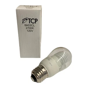 TCP 8A03CL Cold Cathode S14 Medium Base 3W Warm White 2700K Clear Dimmable 82CRI - Picture 1 of 7