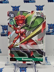 Digimon Card Game Rosemon ST4-12 R NM - Picture 1 of 2