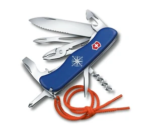 🌟🌟Victorinox Swiss Army Pocket Knife for Sailing SKIPPER 111 mm BLUE 0.8593.2W - Picture 1 of 8