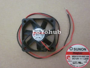 NEW SUNON MB50101V2-000C-A99 Server Fan 12V 1.26W 2-Wire 5cm - Foto 1 di 4
