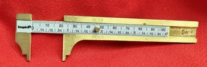 Empire 4-7/8 in. L x 11/16 in. W Pocket Caliper 4 in. White 1 pc. - Picture 1 of 7