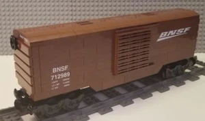 Custom Train BNSF Boxcar -BITTE ARTIKELBESCHREIBUNG LESEN- - Bild 1 von 2