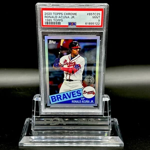 2020 Topps Chrome Ronald Acuna jr. 1985 Topps  PSA 9 Braves MVP 🔥 - Picture 1 of 1