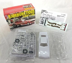 POLAR LIGHTS 1/25 GENE SNOW'S RAMBUNCTIOUS FUNNY CAR KIT NEW OPEN BOX - Picture 1 of 11