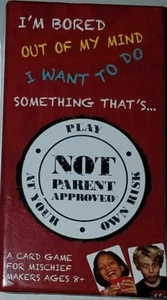 NOT PARENT APPROVED- A Card Game for Mischief Makers- For Kids and Parents- 2020 - Picture 1 of 11