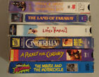 6 VHS lot Cinderella Lesley Ann Warren Mouse and the Motorcycle Land of Faraway