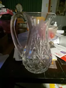 Waterford Lismore Crystal Pitcher 8 5/8" Tall - Picture 1 of 9